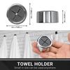 4PCS Bathroom Towel Storage Sucker Racks Wall Mounted Self Adhesive Plug Holder Hooks Round Kitchen Dishcloth Hanger Clip Organizer