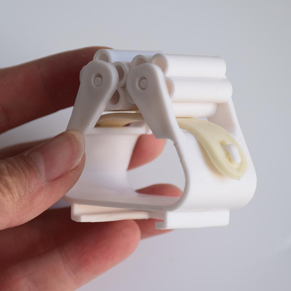 Non Perforated Mop Holder Self-adhesive Installation Suitable for Kitchen and Bathroom  Can Fix Brooms Mops 5 Piece