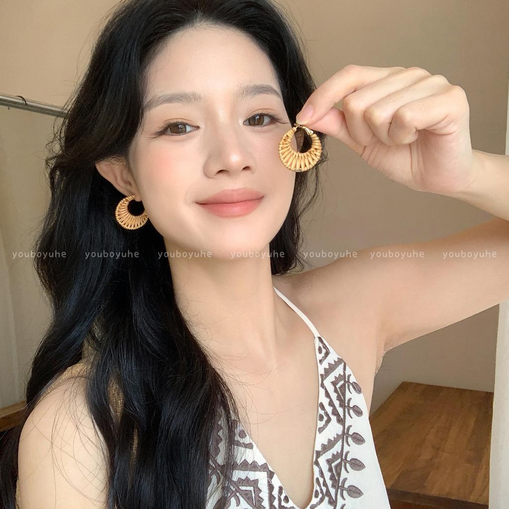 Female Ethnic Style Niche Vacation Style Earrings