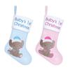 Christmas Tree Ornament Elephant Christmas Stockings Gift Bag Christmas Hanging Socks For Fireplaces Door Decoration