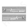 Car Sports Sticker Logo Rear Windshield Decal Window Door Bumper Trunk Decoration Stickers For Peugeot 207 307 308 407 408 508