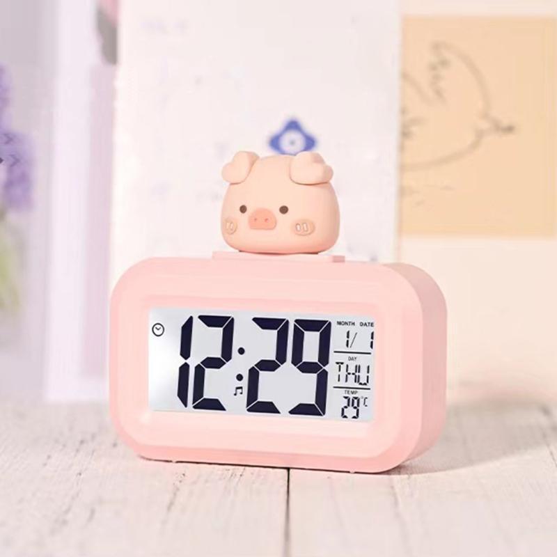 Student Alarm Clock LED Display for Bedroom Study Desk and Office Use Reliable for Time Management and Wakeups Call