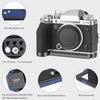 Haoge Handle Grip for Fujifilm XT5 Grip with Ergonomic Silicone Side Handle and Plate for DJI Mini Gimbal Black X-T5 Camera, L-Shaped Arca-Swiss