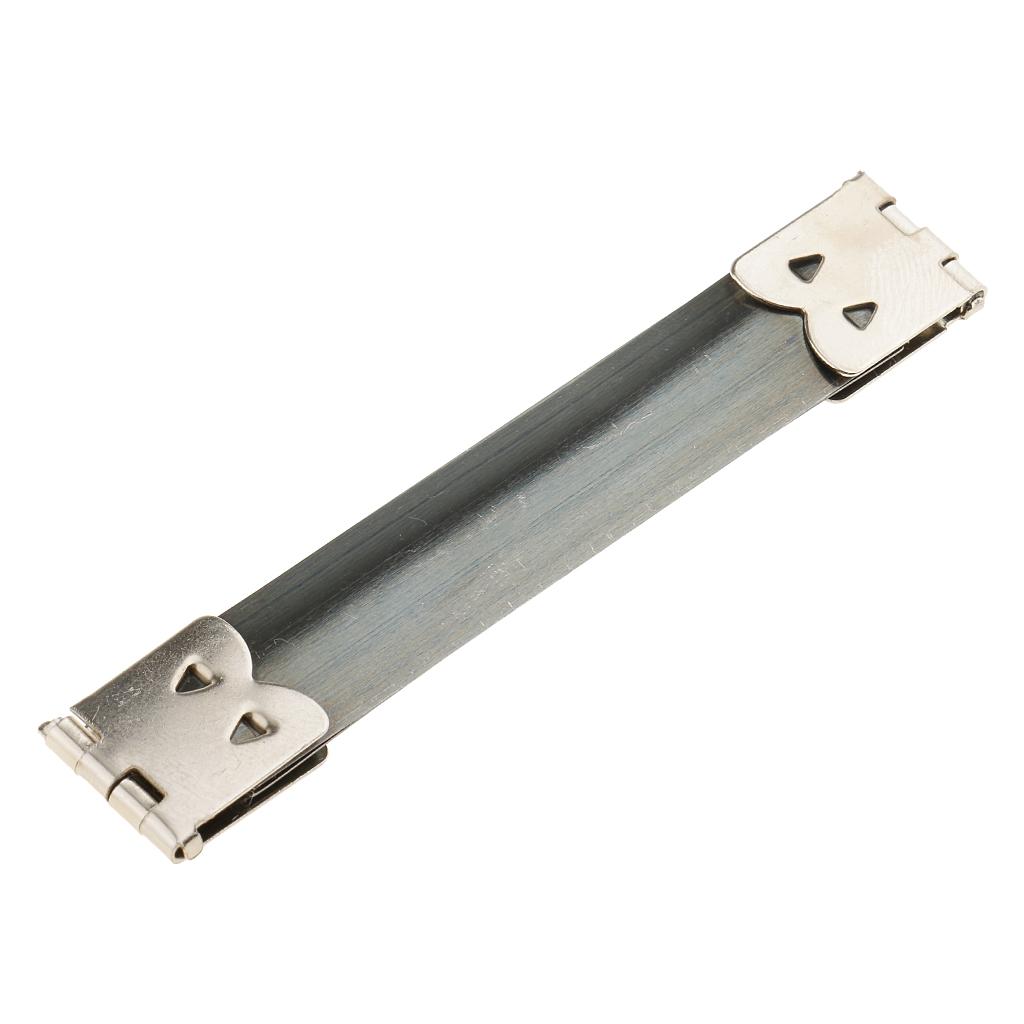 10x Shrapnel Purse Making Supplies Metal Frame , 8.5x1.4 cm