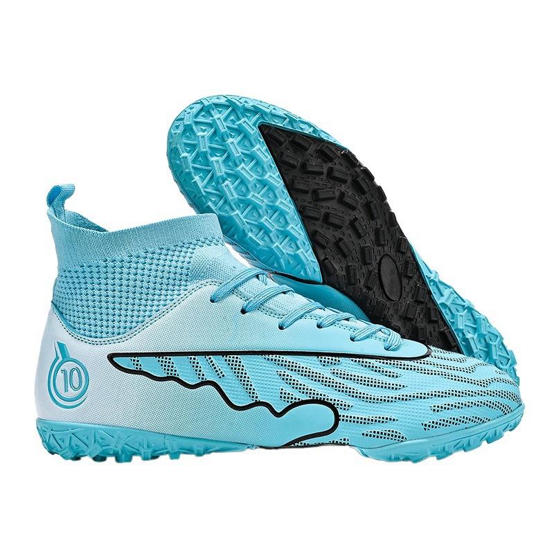20252025 New High-top Football Shoes Men's and Women's Broken Nails Children's Long Nails Student Adult Training Sports Shoes