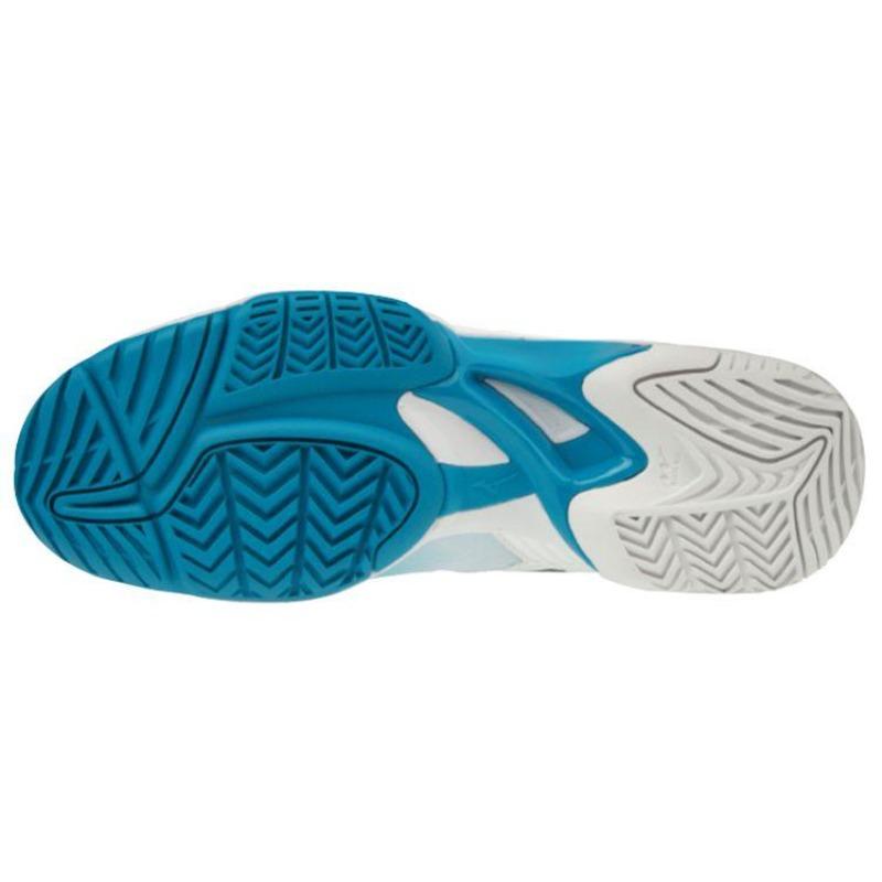 Mizuno Wave Exceed Tour 3 AC White/Teal Women's Tennis Shoes 61GA187125