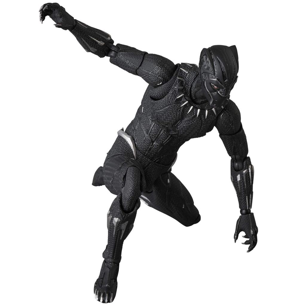 MAFEX Black Panther Approximately 160mm Articulated No.091 - Tall, Pre-painted, Figure.