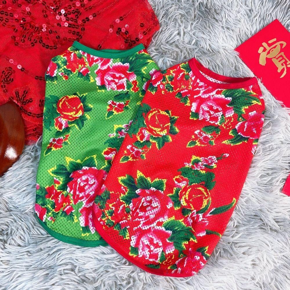 Creative Summer Dog Clothes XS-XXL Cat T-Shirt Suit Pet Vest  Puppy