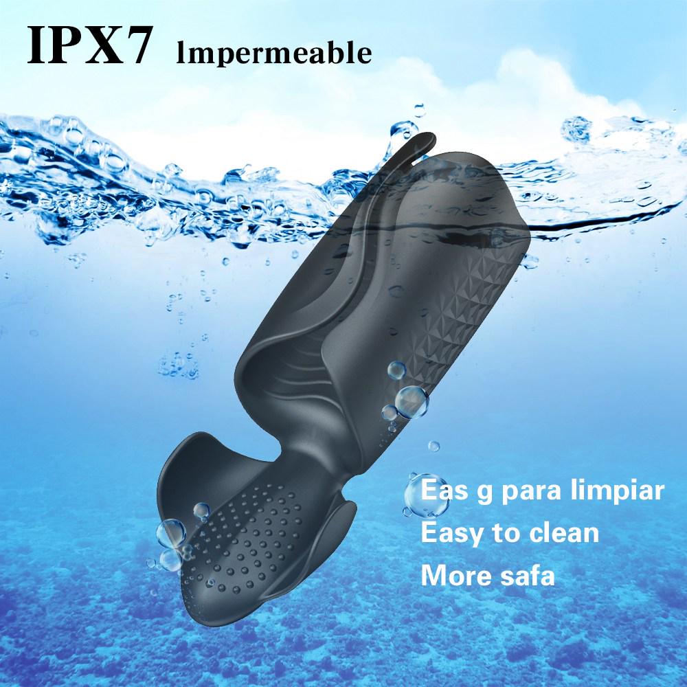 Powerful Vibrator Glans Massager Penis Stimulation Penis Delay Trainer Male Masturbator Sex Machine Sex Toys for Men Adults