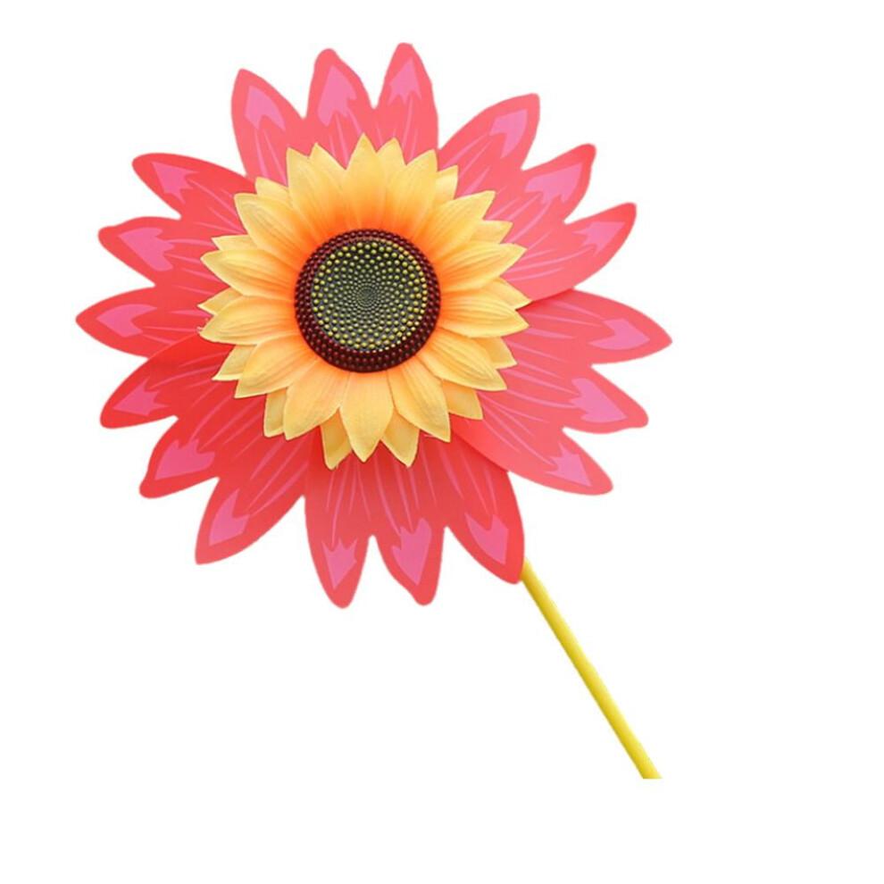 WSRRDRECVHi Sunflower Patio Lawn Pinwheel Wind Spinner Garden Windmill For Garden Party