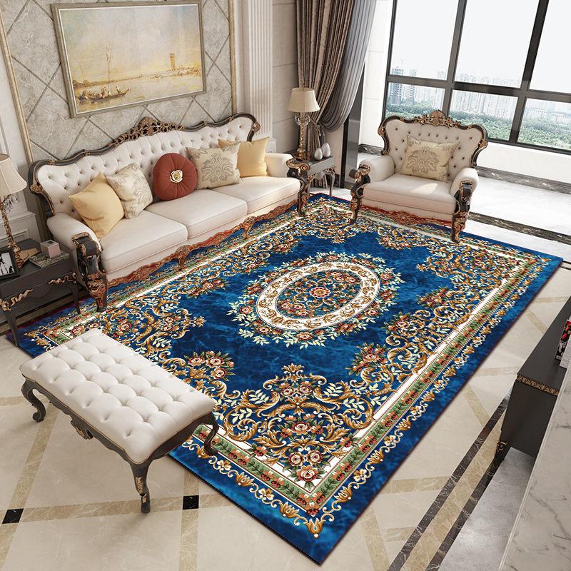 European Style Living Room Carpet Coffee Table Floor Mat Bedroom Bedside Carpet