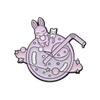 Whimsical Dreamy Pink Galaxy Drift Bottle Brooch Artistic Enamel Badge For Wear Trendy