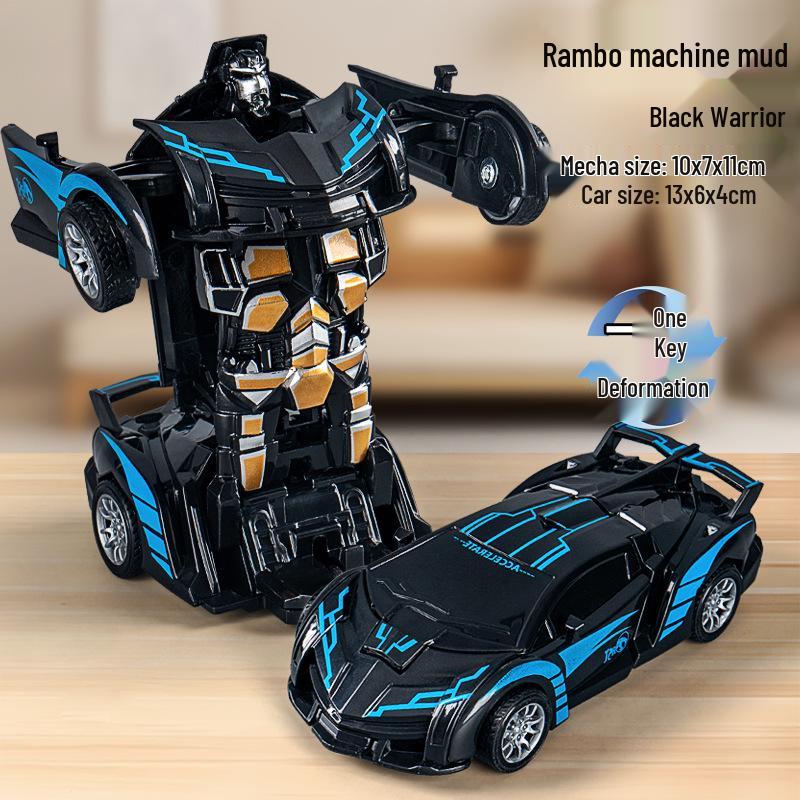 Inertia Collision Robot Car: Transforming Toy for Kids Aged 7-10