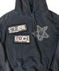 Rock Star Vintage Washing Hoodie ((Washed Black))