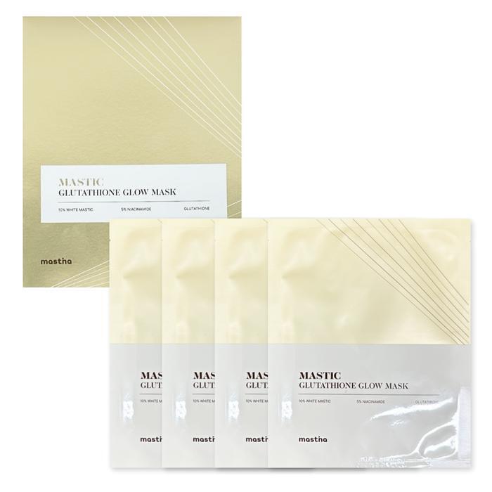 Mastina Mastic Glutathione Glow Mask 4 Sheets (1 Box) (39919210) Glow Mask 4 sheets (1 box)