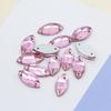 Premium Flat-Bottomed Double-Hole Glass Sewing Drill and Rhinestone Stickers for DIY Clothing, Shoes, Hats, and Bags.