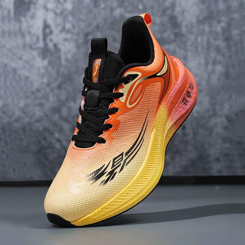 2025 New Running Shoes Shock Absorption Rebound Middle School Student Racing Running Shoes Sports Shoes Men's Jogging Shoes Soft Sole Versatile