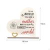Mother's Day Gift Wooden Heart Plaque Desk Decoration You Are A Mother Mom Wood Sign for