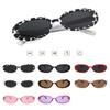 Retro Sun Glasses UV400 Oval Sunglasses Eyewear Fashion Shades Sunglasses for Women