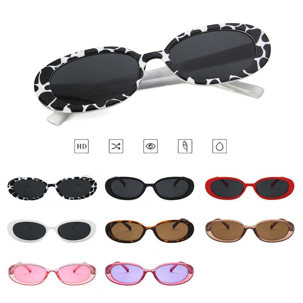 Retro Sun Glasses UV400 Oval Sunglasses Eyewear Fashion Shades Sunglasses for Women
