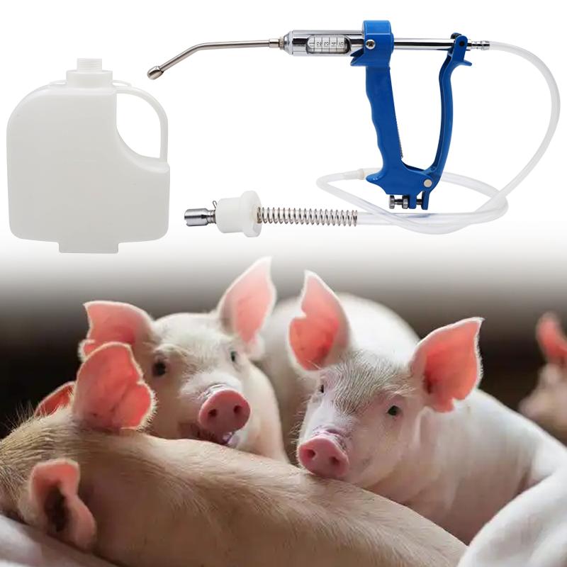5/10/20/30ML Continuous Feeding Syringe Farm Pig Cow Breeding Animal Husbandry Continuous Drug Delivery Device Veterinarian Tool