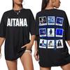 Singer Aitana Cuarto Azul Album Cover Unisexs TShirt Unisex ONeck Cotton Short Sleeve Y2k Oversized Fashion Popular Womens Tee