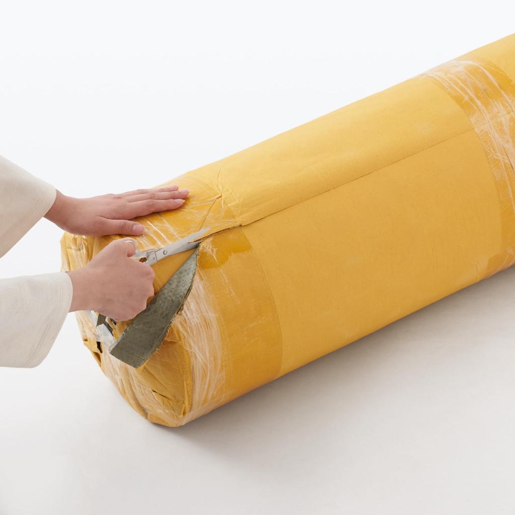 MUJI Mattress with Single Width 97 X Depth 195 X Height 25 Pocket Washable Assembly 12851660 Sold Legs, Size, Cm, Coil, Cover, Specifications, (Legs