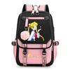 Sailor Moon Cartoon Casual Backpack Youth Girl Student School Bag Gift Cartoon Cute Backpack