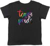Team Pride Childrens Kids T-Shirt Boys Girls Gift