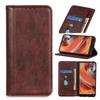 Flip Case for Xiaomi Redmi Note 15 Pro 5G, Split Leather, Brown