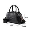 New fashion crocodile pattern shoulder messenger bag women's bag shell bag large capacity women's
