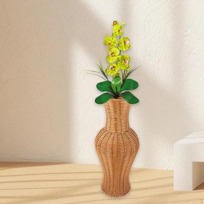 Blomvas Knopp Kruka Skrivbordsgåva Bukett, Blomsterarrangemang Dekoration för Hylla Entré