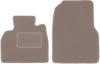 Beige Front Floor Mats For: Renault Espace IV Minivan (2002-2014)