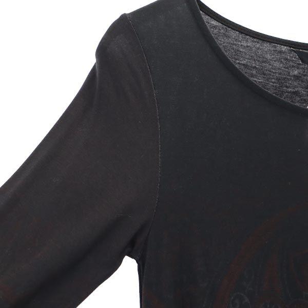 Unused Desigual Paisley Pattern Long Sleeve T-shirt One Piece XS Cut Women Used