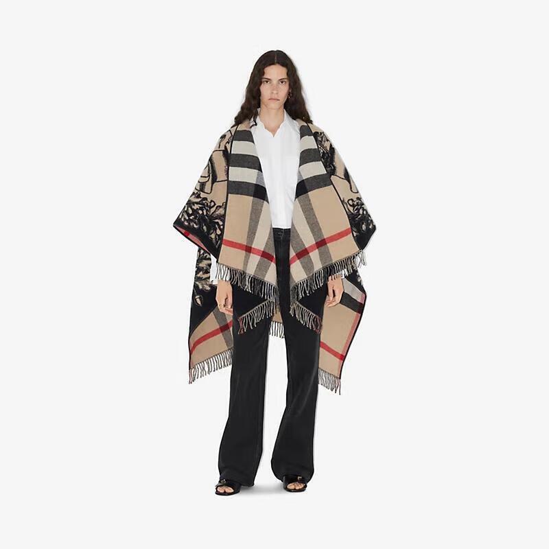 Burberry Women's Wool Cape Shawl