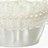 Wedding Flower Basket Small Decorative Flower Carrying Basket With Ribbon Bow Wedding Accessories For Yard Lawn Beach Outdoor