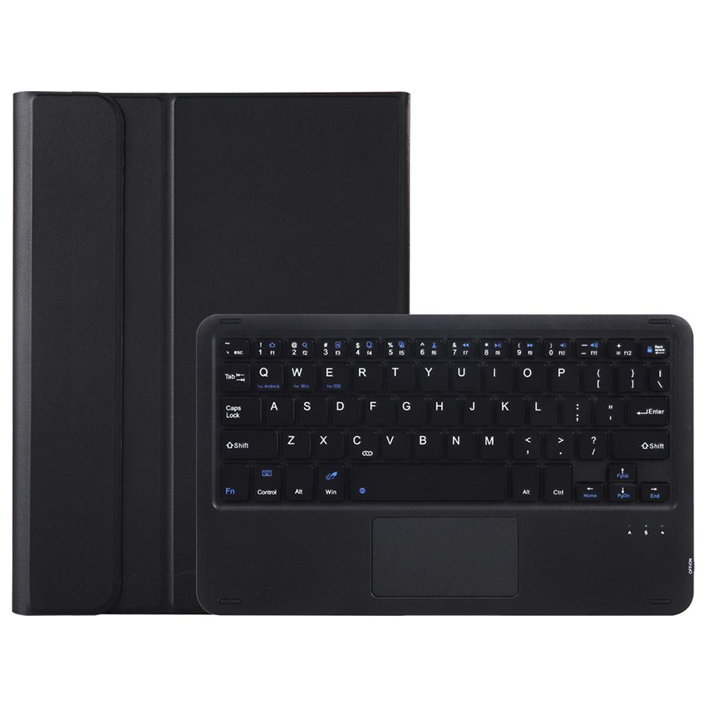 

AH21-A For Huawei MatePad SE 11 Leather+TPU Tablet Cover with Touchpad Bluetooth-compatible Keyboard Black