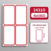 Self-Adhesive Name & Classification Label Stickers - 50 Sheets, Office Blank Handwritten Labels