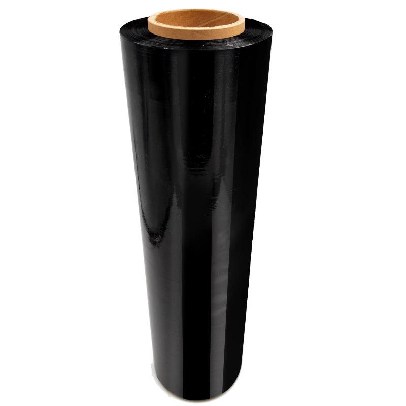 Black PE Stretch Wrap Film - Logistics, Industrial Use, Light-Blocking, Protective, Fresh-Keeping Packaging