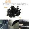 J.H.T Automotive Rivet Clips, Plastic, 120 Pieces, 6 Types, Bumper Trim Panel, Fasteners, Push Down Type, Universal