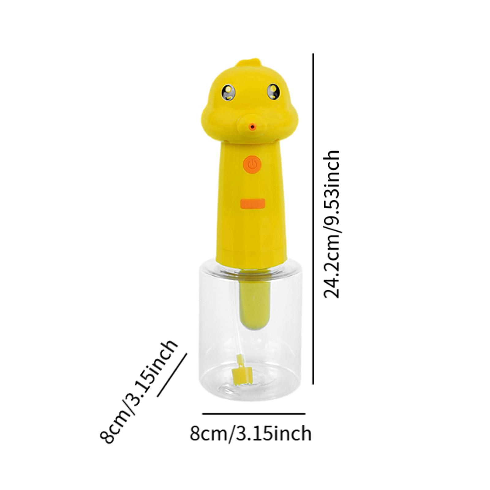 Electric Dog Cleaning Foam Machine Pet Shampoo Frother Cleaning Tool Rechargeable Cat Bath Bubble Maker Dog Supplies жёлтый