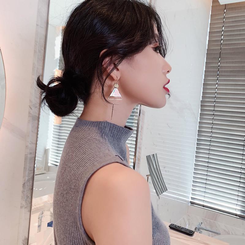 Ethnic Asymmetrical Long Tassel Earrings: Vintage Chinese Style for Women