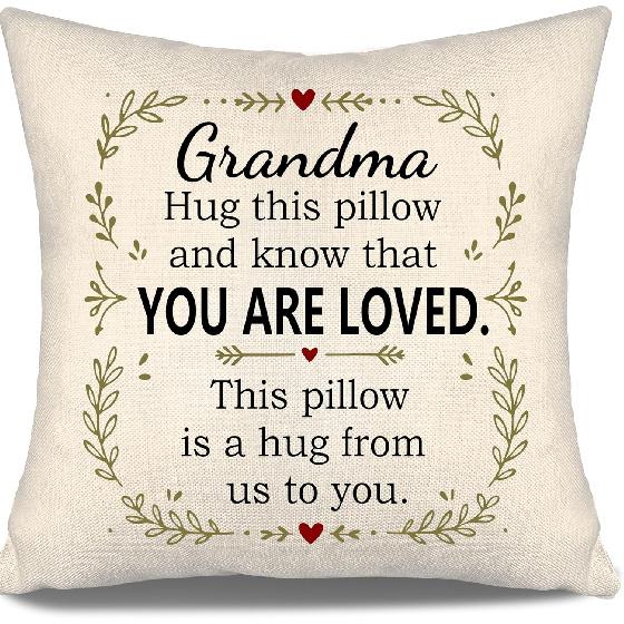 Daughter Hug This Pillow and Know That You Are Loved This Pillow Is A Hug from Me To You Throw Pillow Covers for Daughter from Mom Dad Birthday Gift