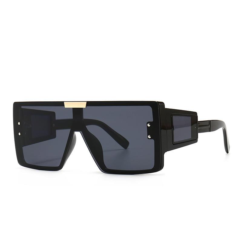 

Modern Wide Frame Sun Glasses With Pc Lenses For Travel And Casual Wear Style A