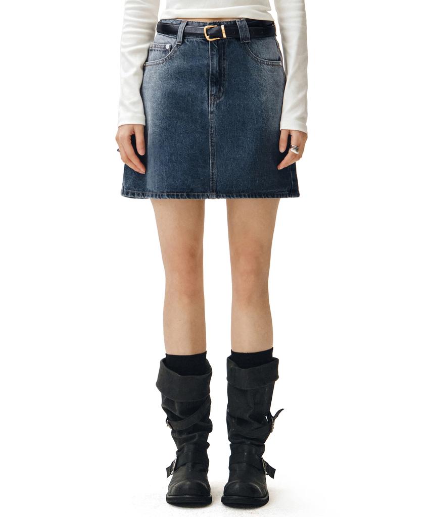 Deketeuumeon Signature Mini Skirt Dcsk001Bluea