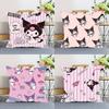 S-Sario K-Kuromi Pillow Case Cushion Cover Polyester Pillowcase Decorative Sofa Cushion Pillowcase Home Decor