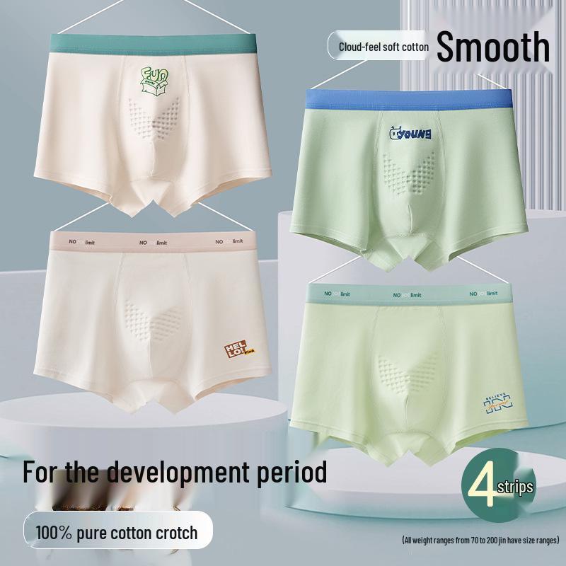 Boys' Pure Cotton Boxer Briefs  - Year of the Rat