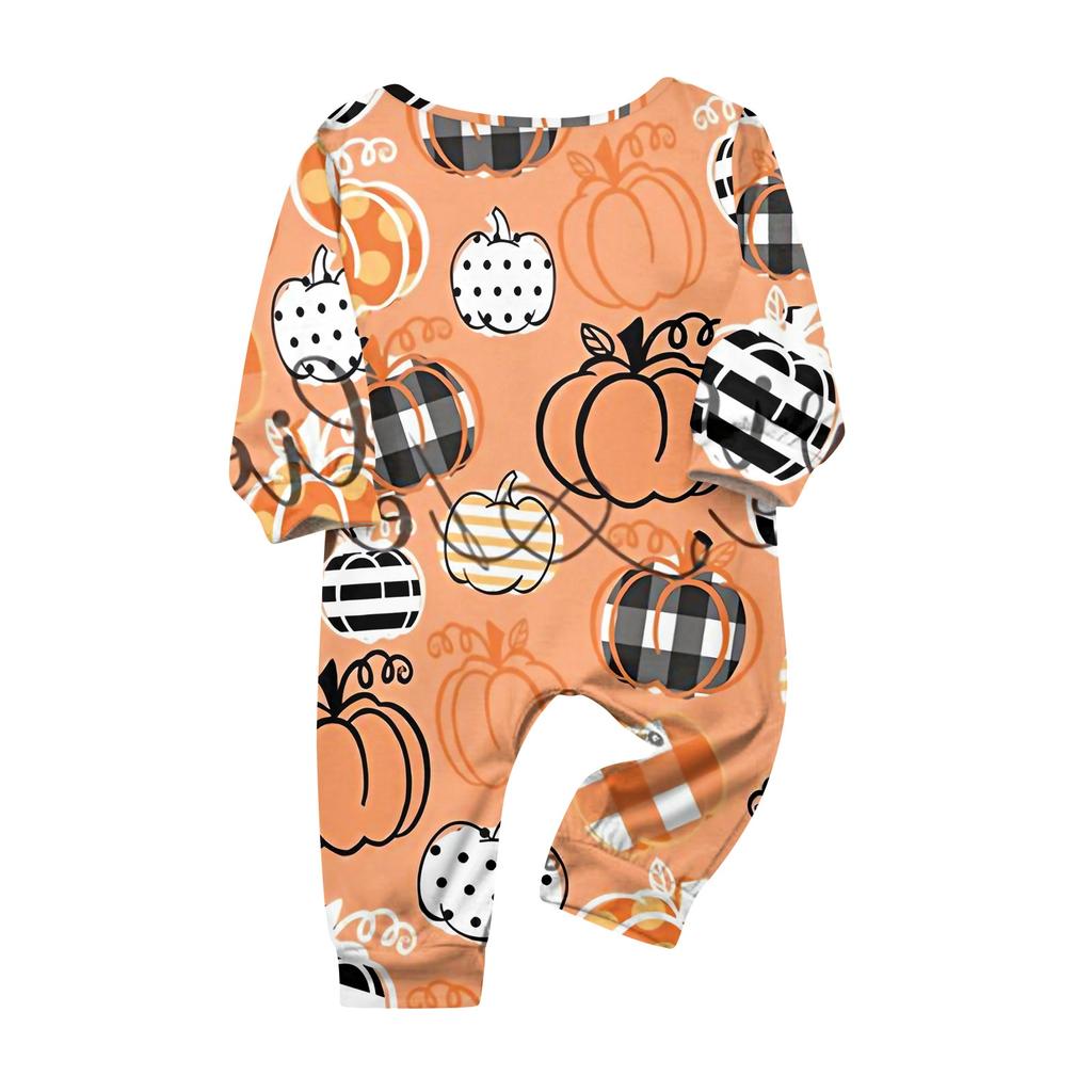 Family Matching Print Sets Pajamas Loungewear Outfits Family Matching Long Sleeve Tops+Pants Set