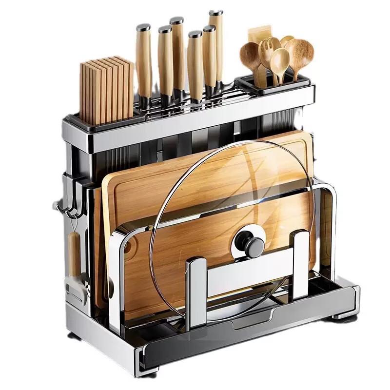 Brangdy 316 Stainless Steel Countertop Knife & Utensil Rack