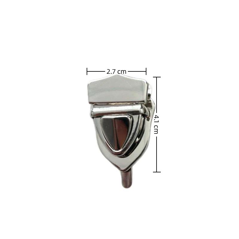 1Pc Metal Tongue Lock Mortise Clasp High-Quality Metal Fastener for Leather Craft Women Handbag Small Leather Goods